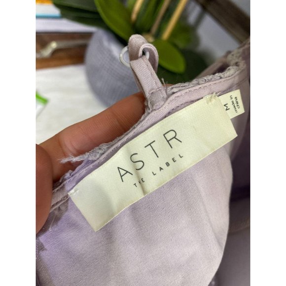 ASTR The Label Lace Midi Dress Pale Purple Medium - Picture 12 of 12